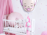 Foil balloon Baby - Girl, 40x45cm, mix