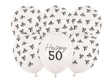 Balloons 30 cm, 50, Pastel Off-white (1 pkt / 6 pc.)