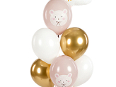 Balloons 30 cm, Polar Bear, mix (1 pkt / 6 pc.)