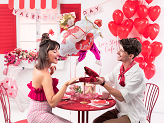 Banner Valentines Day, 150x13 cm, mix