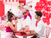 Banner Valentines Day, 150x13 cm, mix