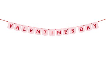 Banner Valentines Day, 150x13 cm, mix