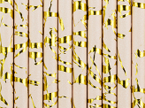Paper Straws, powder pink, 19.5cm (1 pkt / 10 pc.)