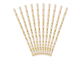 Paper Straws, powder pink, 19.5cm (1 pkt / 10 pc.)