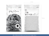 Glossy Balloons 30cm, silver (1 pkt / 50 pc.)