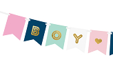 Banner Boy or Girl, mix, 15 x 175 cm