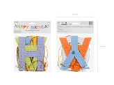 Happy Birthday Banner, 2.2m, mix