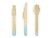 Wooden Cutlery, mint, 16cm (1 pkt / 18 pc.)