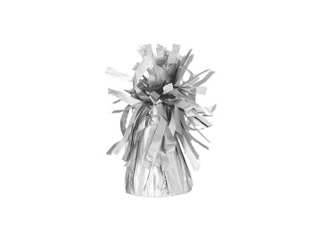 Foil balloon weight, silver (1 pkt / 4 pc.)
