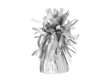 Foil balloon weight, silver (1 pkt / 4 pc.)