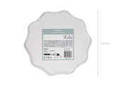 Plates Flowers, 20 cm, mix (1 pkt / 6 pc.)