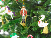 Metal hanging decoration Nutcracker, mix, 3x10cm