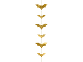 Garland Bats, gold, 1.5m