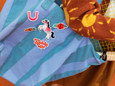 Iron on patches Giddy up, mix, 2-7x3.5-7 cm (1 pkt / 5 pc.)