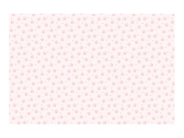 Paper Tablecloth Paws, mix, 180x120 cm