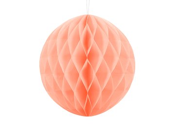 Honeycomb Ball, light peach, 30cm