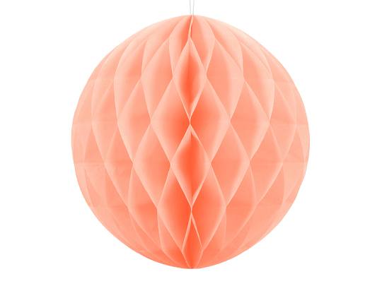 Honeycomb Ball, light peach, 30cm