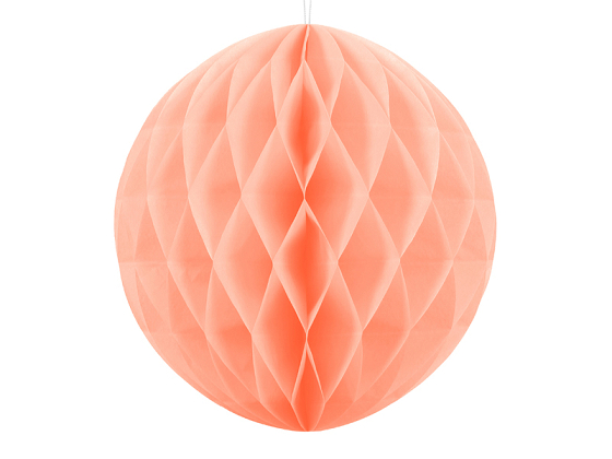 Honeycomb Ball, light peach, 30cm