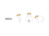 Balloon bouquet Angel, 140x70 cm, white