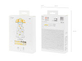 Balloon bouquet Angel, 140x70 cm, white