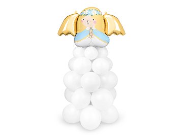Balloon bouquet Angel, 140x70 cm, white