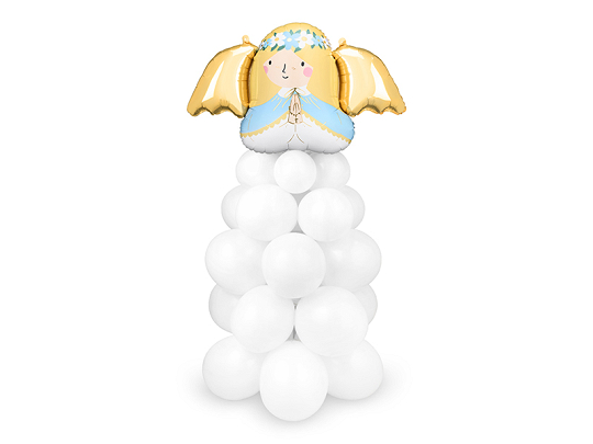 Balloon bouquet Angel, 140x70 cm, white
