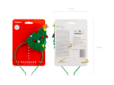Headband Christmas tree, 13 x 24 cm, green