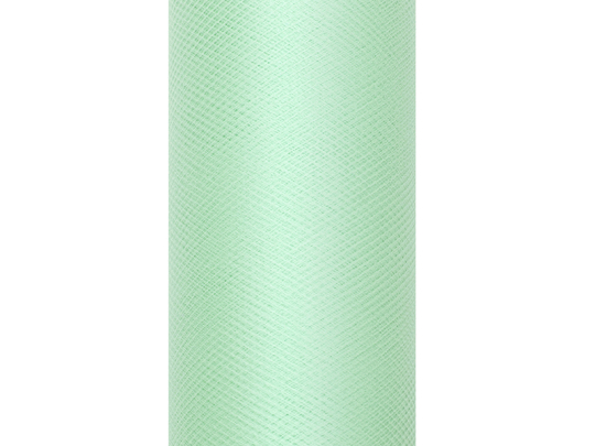 Tulle Plain, mint, 0.3 x 9m