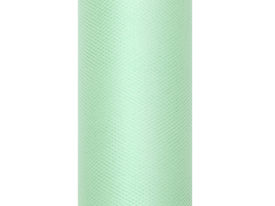 Tulle Plain, mint, 0.3 x 9m