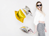 Foil Balloon Star, 48cm, silver