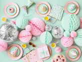 Party hats Stars, mix, 14.5cm (1 pkt / 6 pc.)
