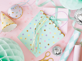 Party hats Stars, mix, 14.5cm (1 pkt / 6 pc.)