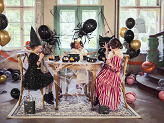Foil balloon Spider, 60x101cm, black