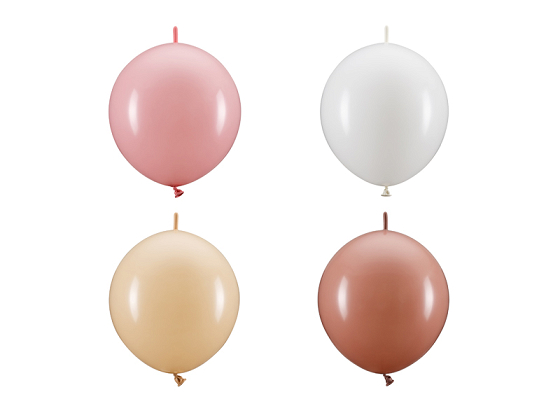 Linking balloons, 33 cm, mix (1 pkt / 20 pc.)