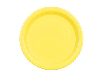 Paper Plates, yellow, 23 cm (1 pkt / 6 pc.)