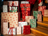 Gift wrapping paper set, 70x200 cm, mix of designs (1 pkt / 24 pc.)