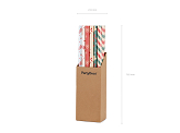 Gift wrapping paper set, 70x200 cm, mix of designs (1 pkt / 24 pc.)