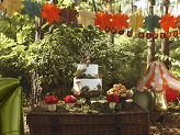 Honeycomb paper decoration Mushroom, 12.5 cm, mix
