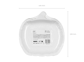 Paper plates Pumpkin, 23.5x24 cm, orange (1 pkt / 6 pc.)