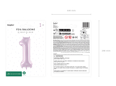 Foil Balloon Number ''1'', 72cm, purple
