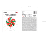 Foil balloon Candy, 35cm, mix
