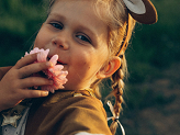 Costume for a girl - Roe deer, mix (1 pkt / 1 pc.)