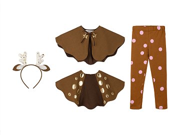 Costume for a girl - Roe deer, mix (1 pkt / 1 pc.)