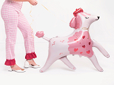 Foil balloon Poodle, 119x108 cm, mix