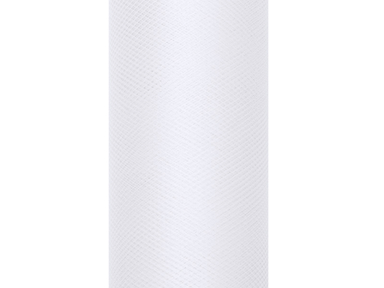 Tulle Plain, white, 0.15 x 9m