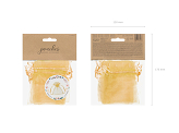 Organza pouches, gold, 10cm (1 pkt / 10 pc.)