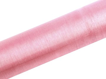 Organza Plain, light pink, 0.16 x 9m (1 pc. / 9 lm)