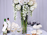 Crystal garland, colourless, 1m