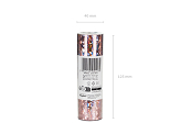 Holographic Streamers, light pink, 3.8 m (1 pkt / 18 pc.)