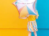 Foil balloon Star, 70cm, silver